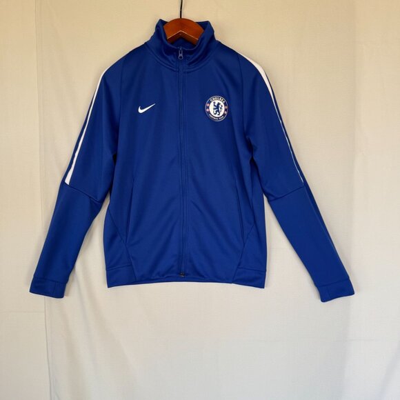 NIKE Chelsea FC Home Training The Blues 2017-2018 Football Track Jacket Size M - Picture 5 of 16